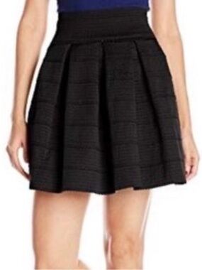 FSR Black Textured A-Line Skirt NWT size XL